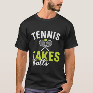Camiseta El tenis toma pelotas