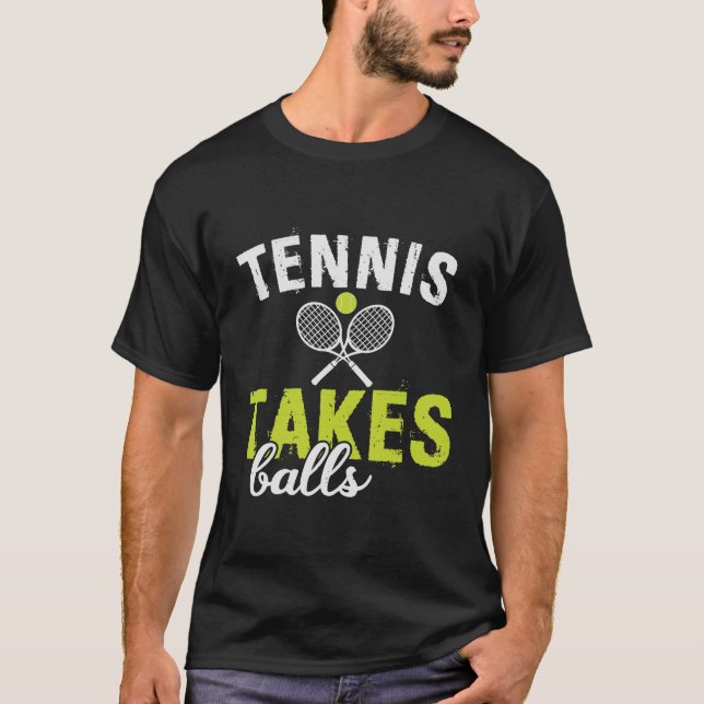 Camiseta El tenis toma pelotas (Anverso)
