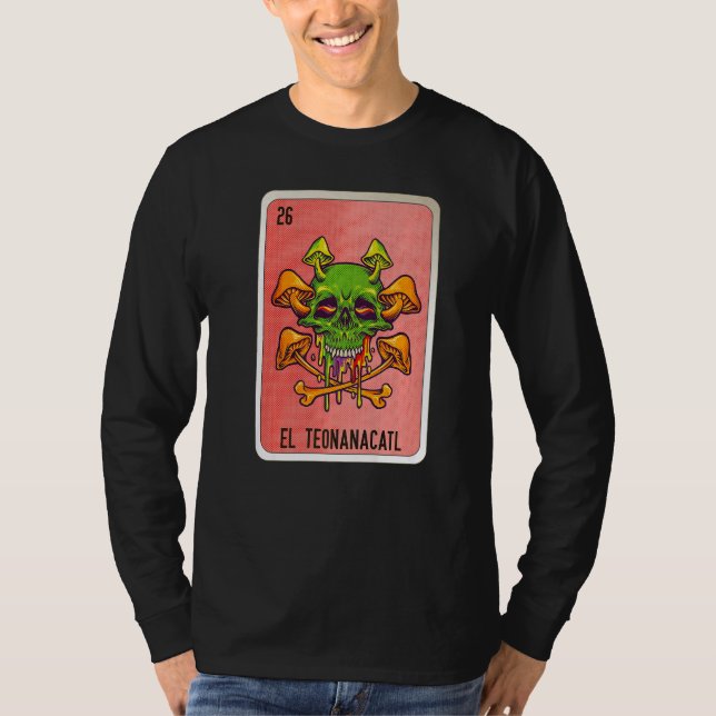 Camiseta El Teonanacatl Mexican Slang Lottery Bingo Cards   (Anverso)