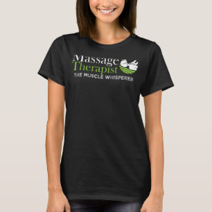 Camiseta El Terapia De Masaje De Whisperer Musculoso Arrojó