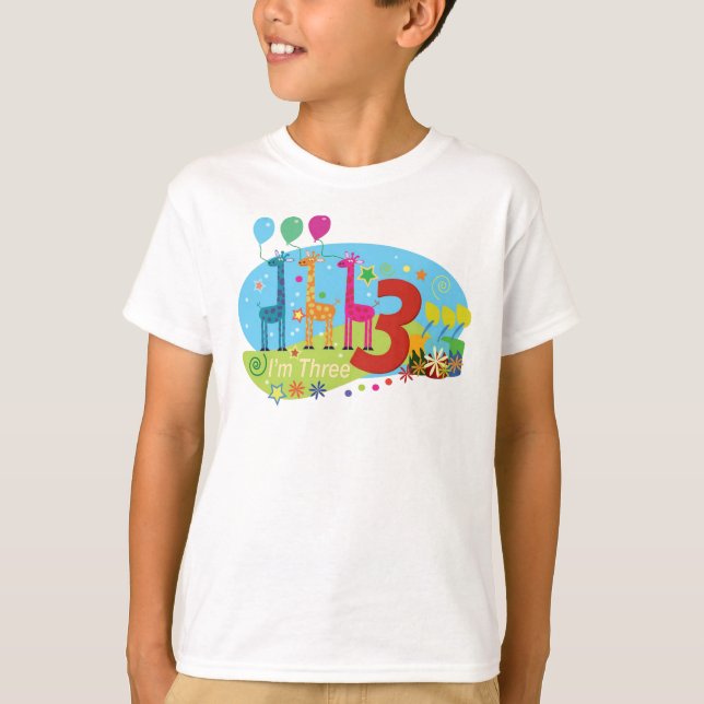 Camiseta el tercer cumpleaños (Anverso)