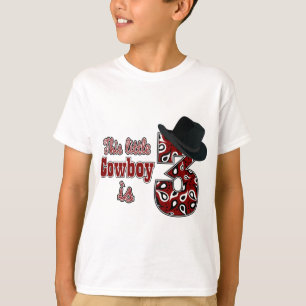 Camiseta El tercer cumpleaños de Little Cowboy