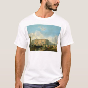 Camiseta El terraplén de Moyka y el puente de la policía