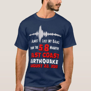 Camiseta El terremoto de la costa este