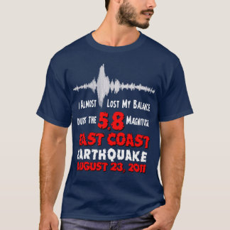 Camiseta El terremoto de la costa este