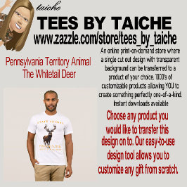 Camiseta El territorio de Pennsylvania Animal El venado bla