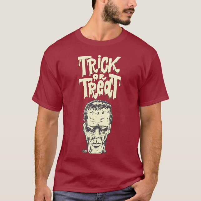 Camiseta El terror de Halloween llena el cielo (Anverso)