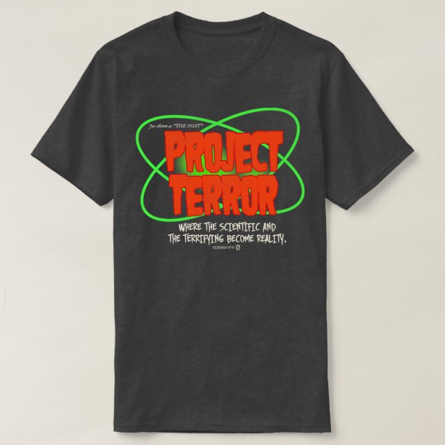 Camiseta El terror del proyecto con Joe Alston como el pres (Diseño del anverso)