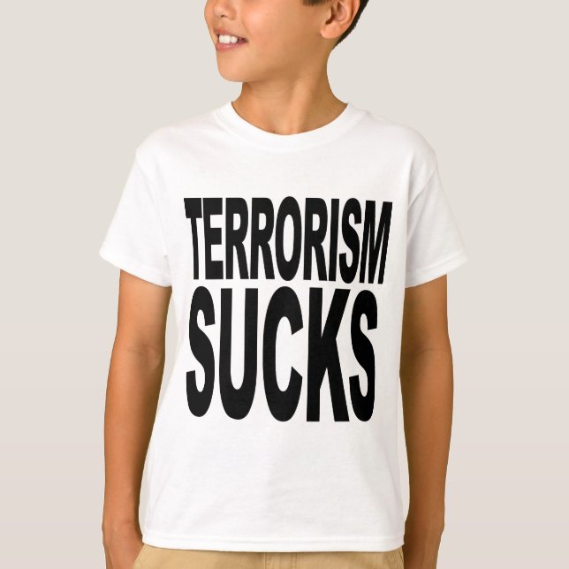 Camiseta El terrorismo chupa (Anverso)