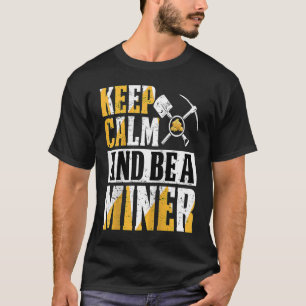 Camiseta El tesoro de Huntin del dragador de oro para miner