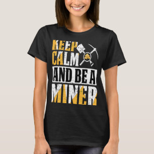 Camiseta El tesoro de Huntin del dragador de oro para miner