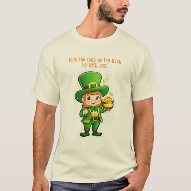 Camiseta El tesoro de Lucky Leprechaun (Anverso)