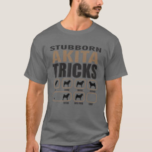 Camiseta El testarudo diseño de Akita para los amantes de A