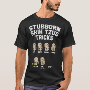 Camiseta El testarudo Shih Tzu engaña al perro Mascota anim
