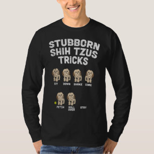 Camiseta El testarudo Shih Tzu engaña al perro Mascota anim