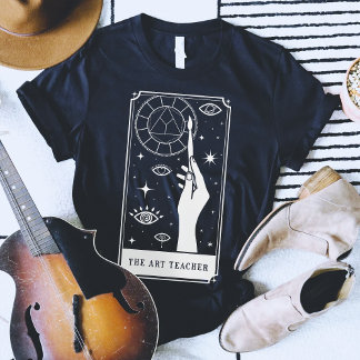 Camiseta el texto del artista tarot personalizado