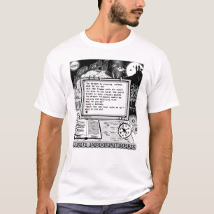 Camiseta El texto se aventura (a) el "dragón el dormir "
