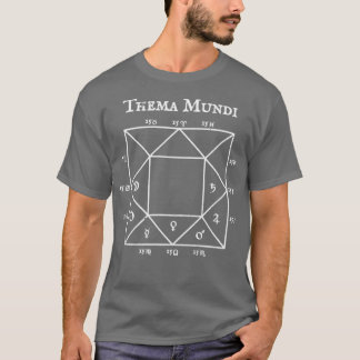 Camiseta El Thema Mundi El Astrológico Char Natal Del Mundo