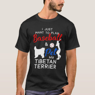 Camiseta El tibetano terrer divertida dueña de un perro de