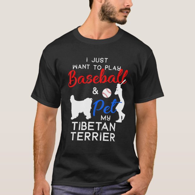 Camiseta El tibetano terrer divertida dueña de un perro de  (Anverso)