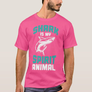 Camiseta El tiburón de la biología marina es mi animal espi
