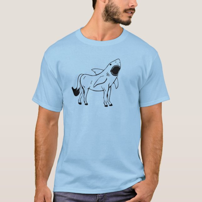 Camiseta El tiburón del caballo (Anverso)