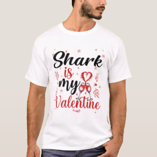 Camiseta El tiburón es mi El día de San Valentín de tibu
