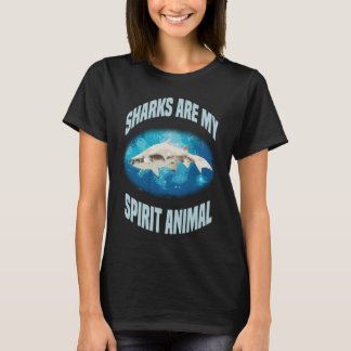 Camiseta El tiburón es mi espíritu océano animal marino ani