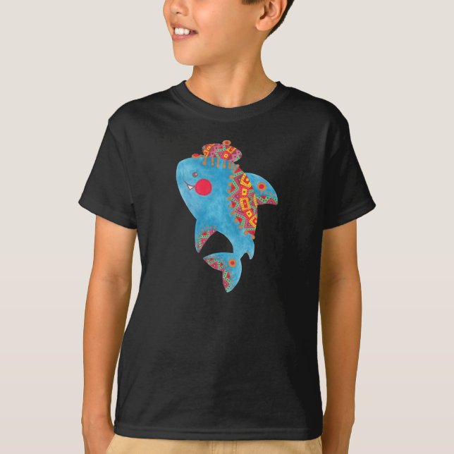 Camiseta El tiburón fuerte (Anverso)