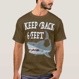 Camiseta El tiburón gracioso hace que la aplicación de dist