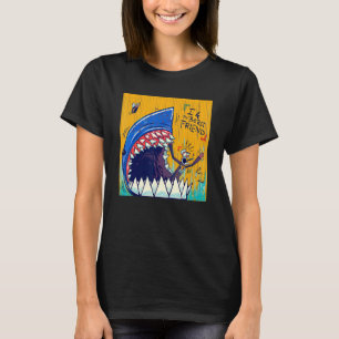 Camiseta El Tiburón, Mi Amigo De La Bebida, Para Las Mujere