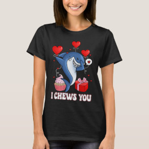 Camiseta El tiburón te mastica El día de San Valentín Graci