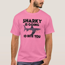Camiseta El tiburón te va a morder el diseño - T básica par