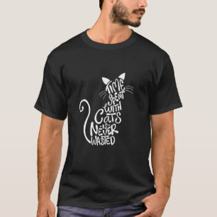 Camiseta El Tiempo Con Gatos Nunca Es Perdido - Amante De G