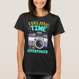 Camiseta El Tiempo De Congelación Es Mi Superpotencia, Foto