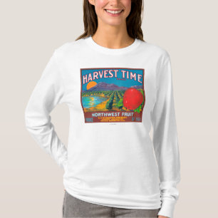 Camiseta El tiempo de cosecha Apple etiqueta - Yakima, WA