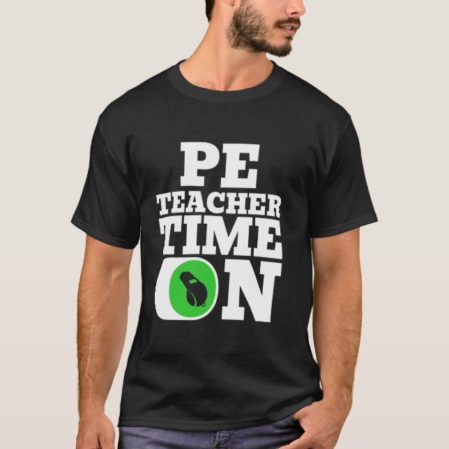 Camiseta El tiempo de la educación física de los profesores (Anverso)