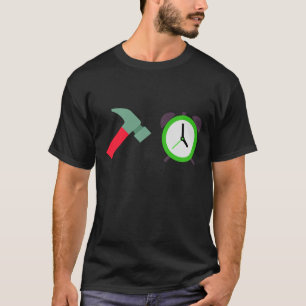 Camiseta El tiempo de martillo divertido se embellece