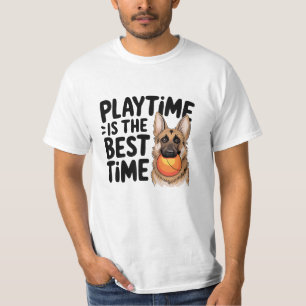 Camiseta El tiempo de reproducción es el mejor momento
