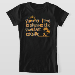 Camiseta El tiempo de verano es siempre el mejor escape