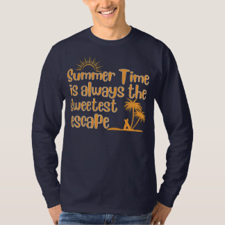 Camiseta El tiempo de verano es siempre el mejor escape