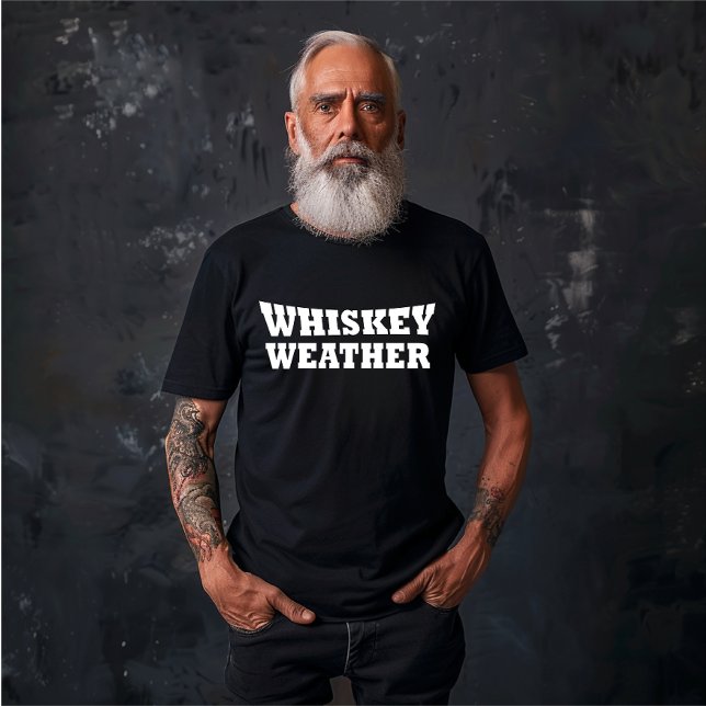 Camiseta El tiempo de Whiskey divertidos dichos de bebida (Subido por el creador)