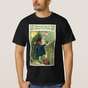 Camiseta El tiempo del padre te desea un feliz año nuevo