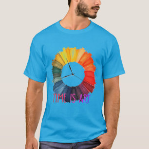 Camiseta El tiempo es arte – Concepto de flujo de existenci