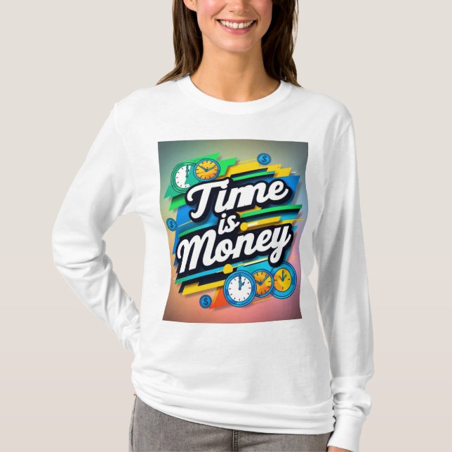 Camiseta El tiempo es dinero (Anverso)