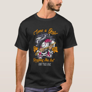 Camiseta El tiempo es el oro no desperdiciar el vidrio del