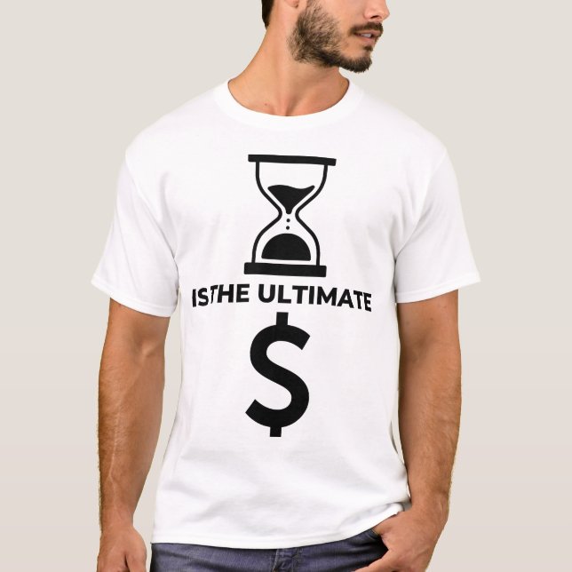 Camiseta El tiempo es la última moneda (Anverso)