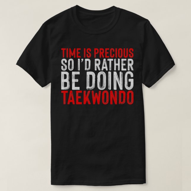 Camiseta El Tiempo Es Precioso Así Que Ix27d Más Bien Estar (Diseño del anverso)