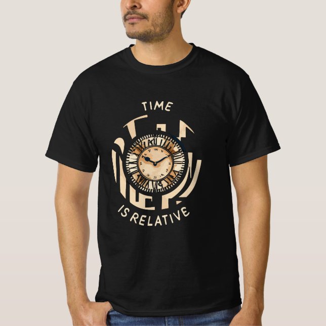 Camiseta El tiempo es relativo (Anverso)
