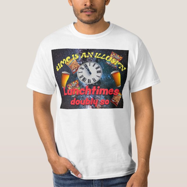 Camiseta El tiempo es una ilusión (Anverso)